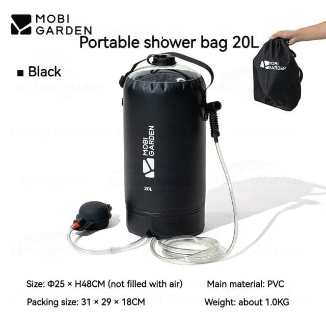 MOBI GARDEN Portable Outdoor Shower Bag