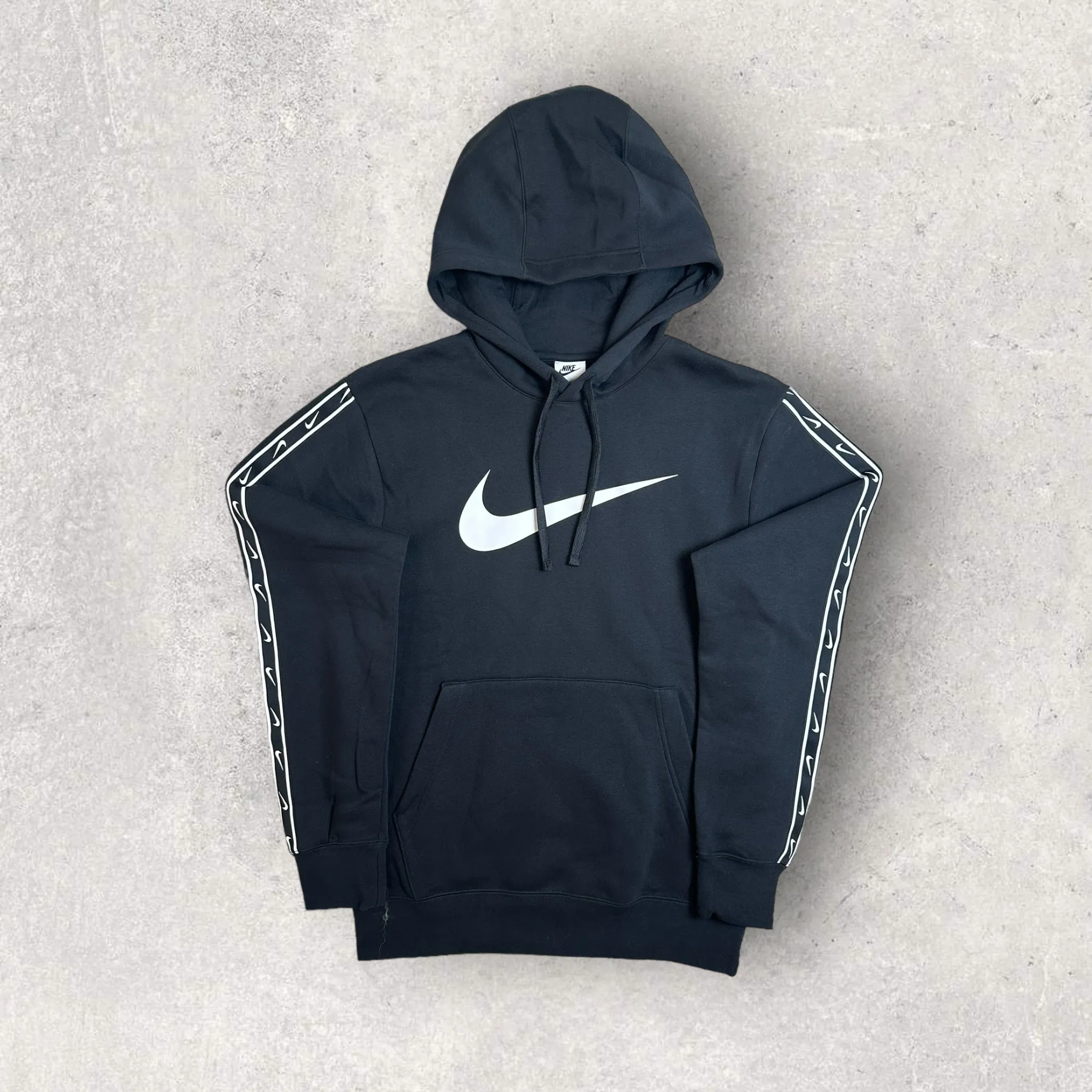 NIKE REPEAT FLEECE TRACKSUIT - BLACK/WHITE