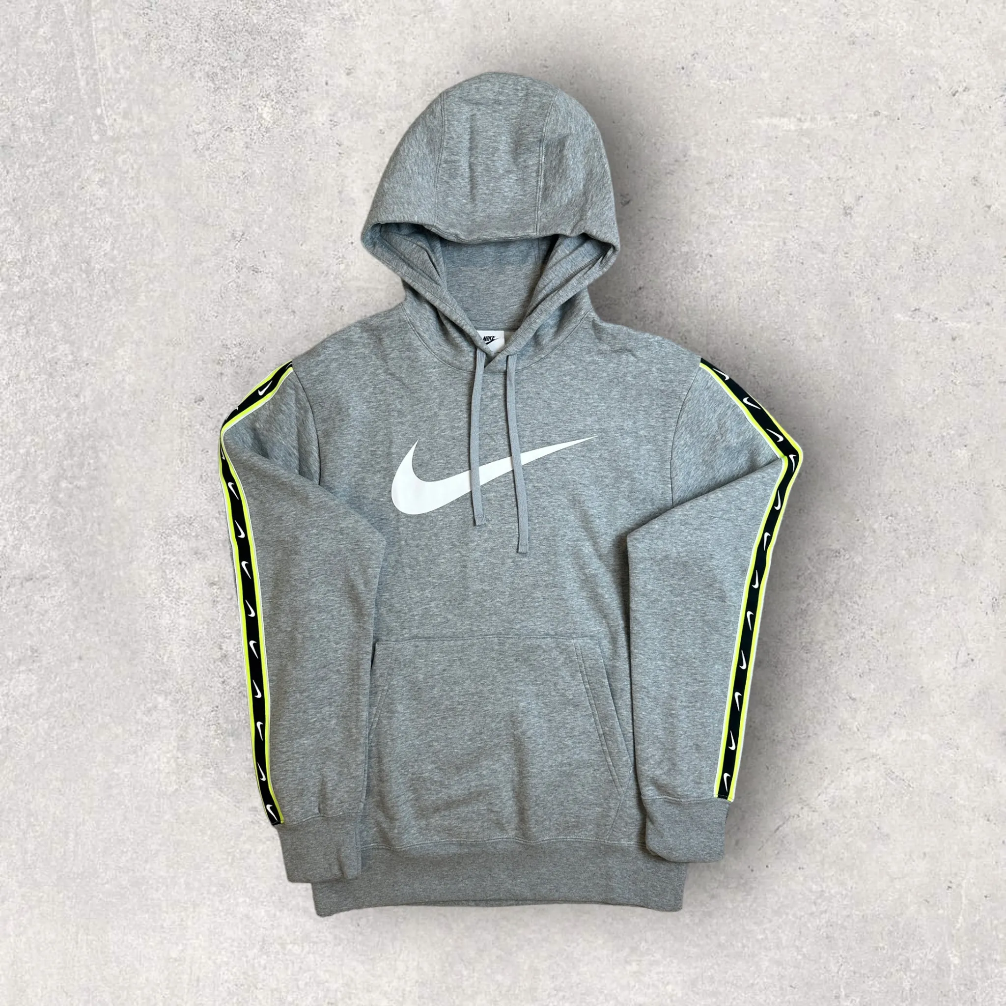 NIKE REPEAT FLEECE TRACKSUIT - GREY/NEON