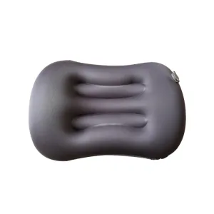 Outdoor Camping Trip Foldable Portable Inflatable Pillow Nap Waist Pillow, Specification:Press to Inflate(Dark Gray)