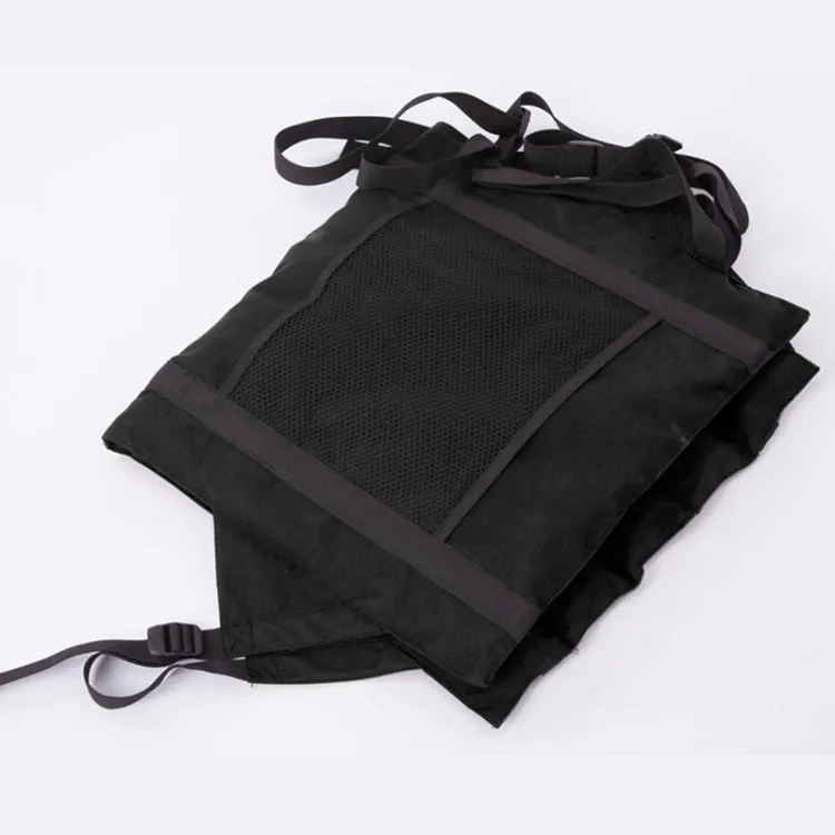 Outdoor Folding Seat Cushion With Backrest, Size: 78*40*2cm(Black)