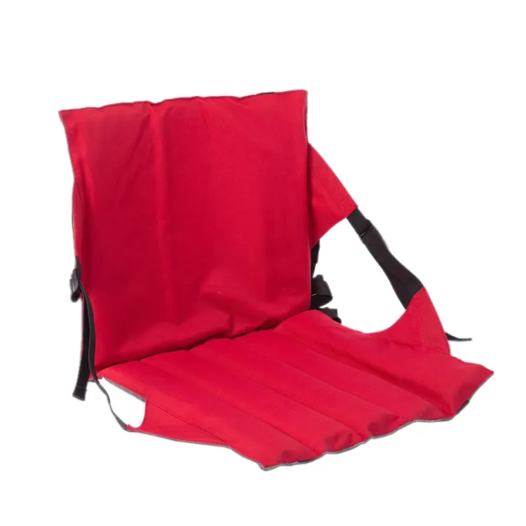 Outdoor Folding Seat Cushion With Backrest, Size: 78*40*2cm(Red)