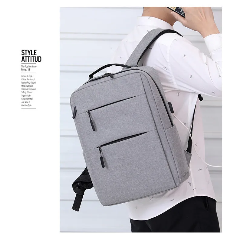 Outdoor sports and leisure canvas backpack