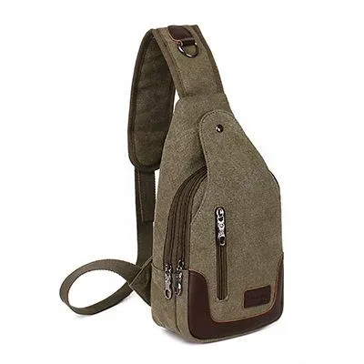 Outdoor sports small Messenger bag canvas diagonal bag