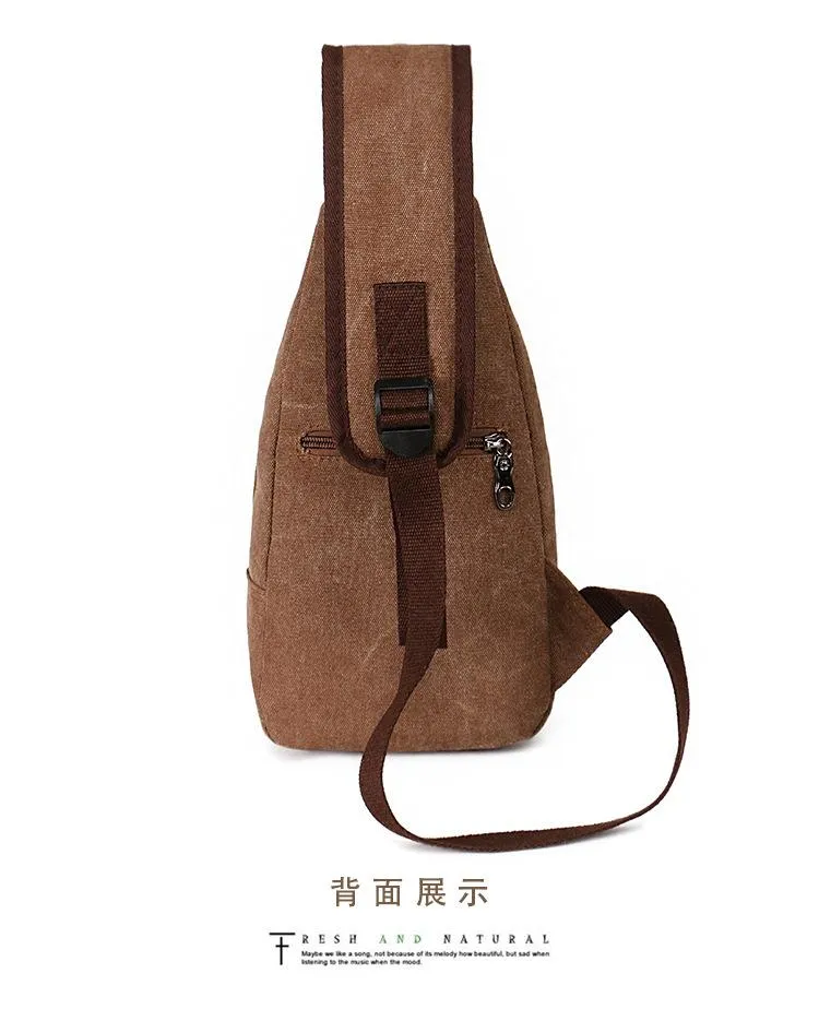 Outdoor sports small Messenger bag canvas diagonal bag