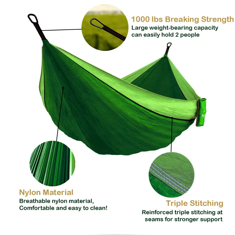 Portable Double Tree Hammocks - MalloMe