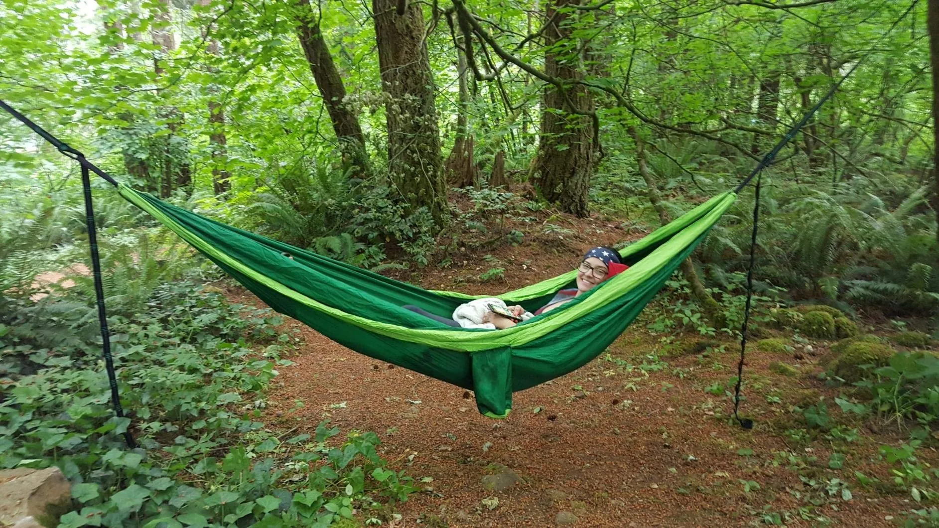 Portable Double Tree Hammocks - MalloMe