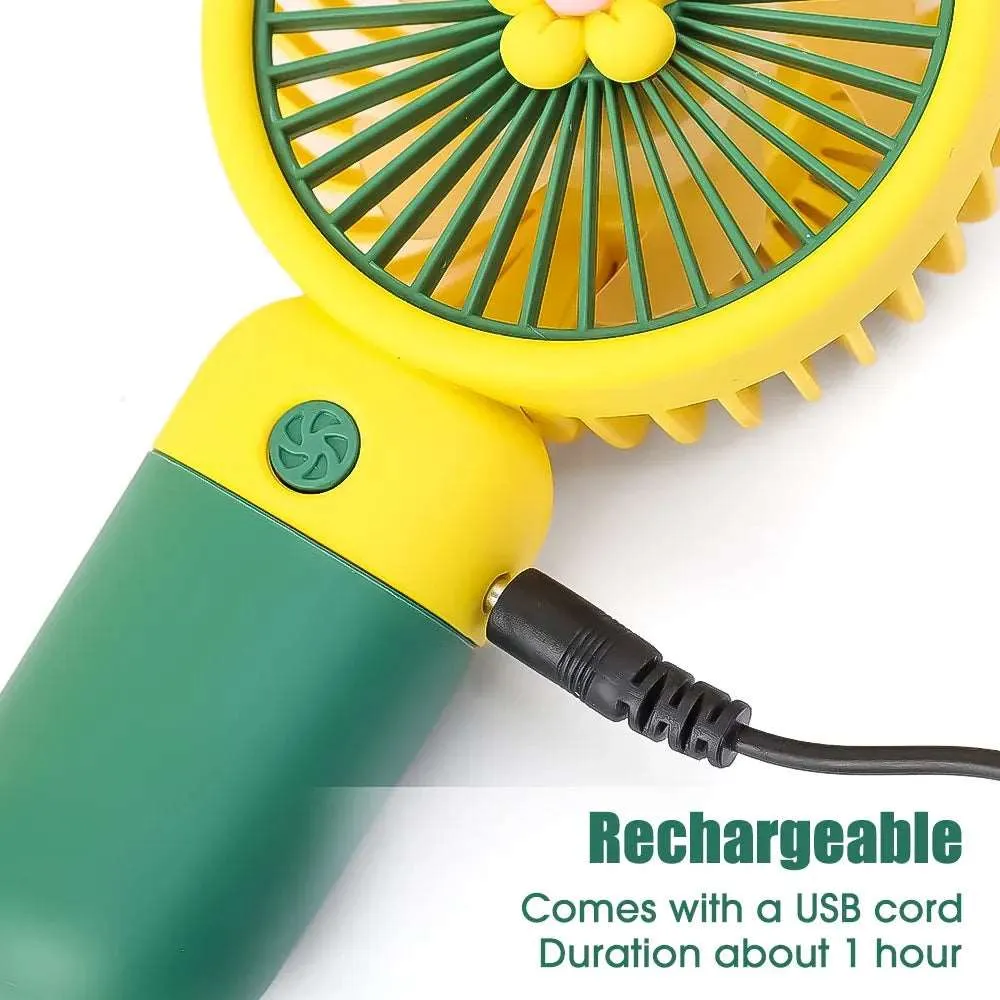 Portable Hand held Table Mini Clip Fan USB Charge