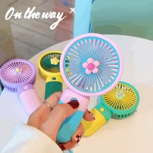 Portable Hand held Table Mini Clip Fan USB Charge