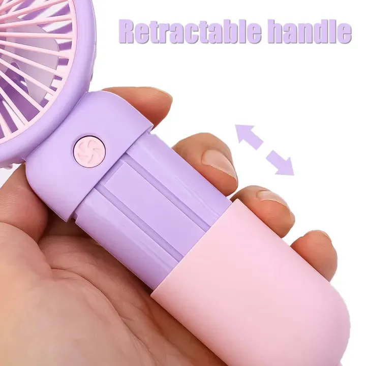 Portable Hand held Table Mini Clip Fan USB Charge