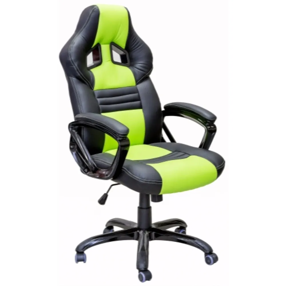 PRO-X SERIES/ 8706 GAMING CHAIR (BLACK & GREEN)