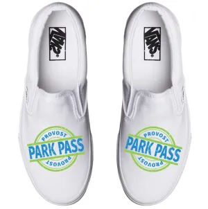 Provost Park Pass Color Logo - Custom Slip Ons