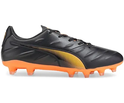 Puma King Pro FG-Black/Neon Citrus