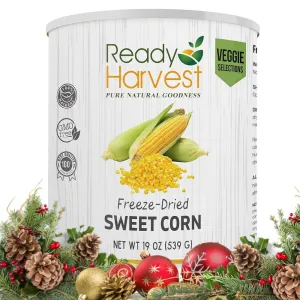 Ready Harvest Freeze-Dried Sweet Corn - 30 Year Shelf Life - #10 Can