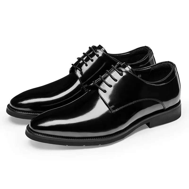 Refined Leather Derby Shoes