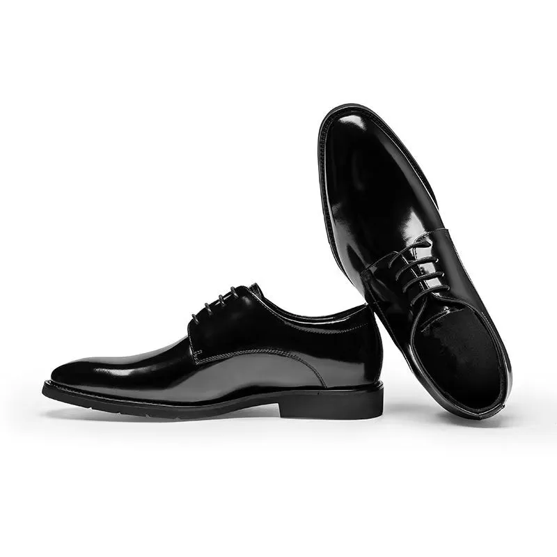 Refined Leather Derby Shoes