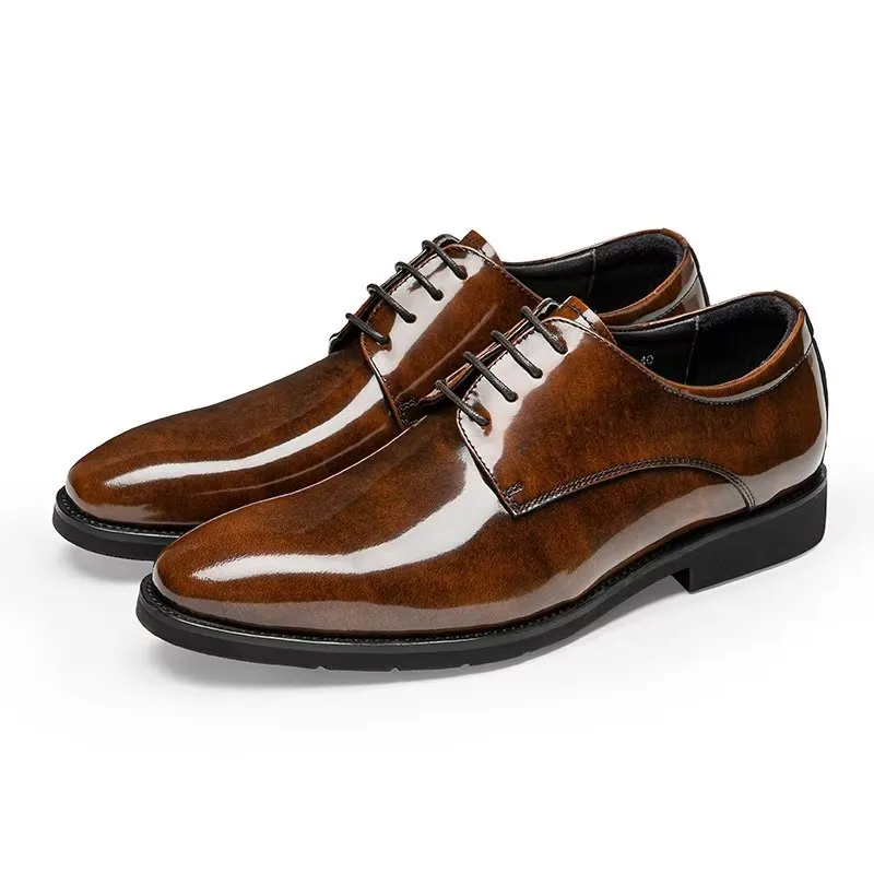 Refined Leather Derby Shoes