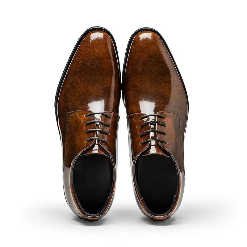 Refined Leather Derby Shoes