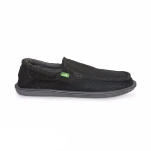 Sanuk Chibalicious Black Hemp Shoes