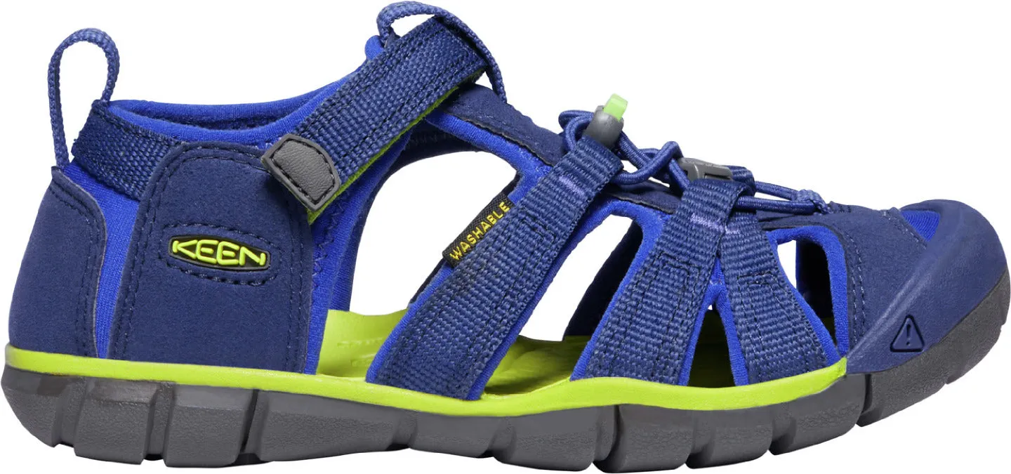 Seacamp II Kids' CNX Active Sandal - Blue Depths/Chartreuse