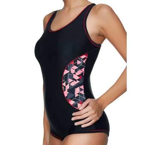 Seamless Professional Sports Cover Belly Padded Swimsuit