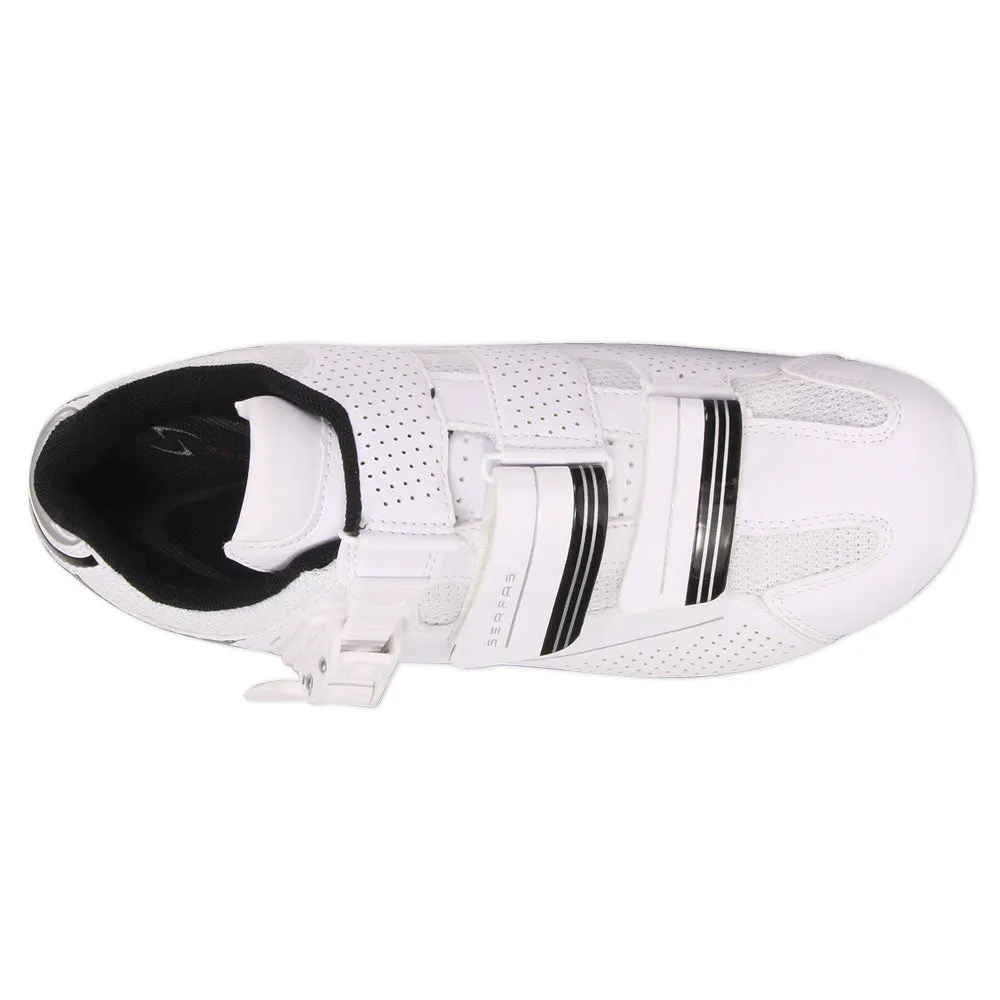 Serfas Men’s Road Bike Leadout Buckle Cycling Shoes (SMR-501B & SMR-501W)