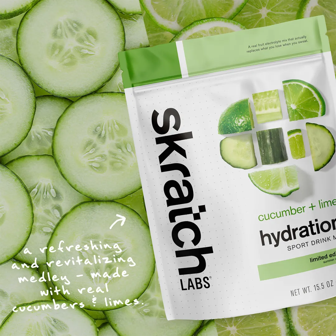 Skratch Labs - Sport Hydration Drink Mix Bag - Cucumber & Lime [Limited Edition]