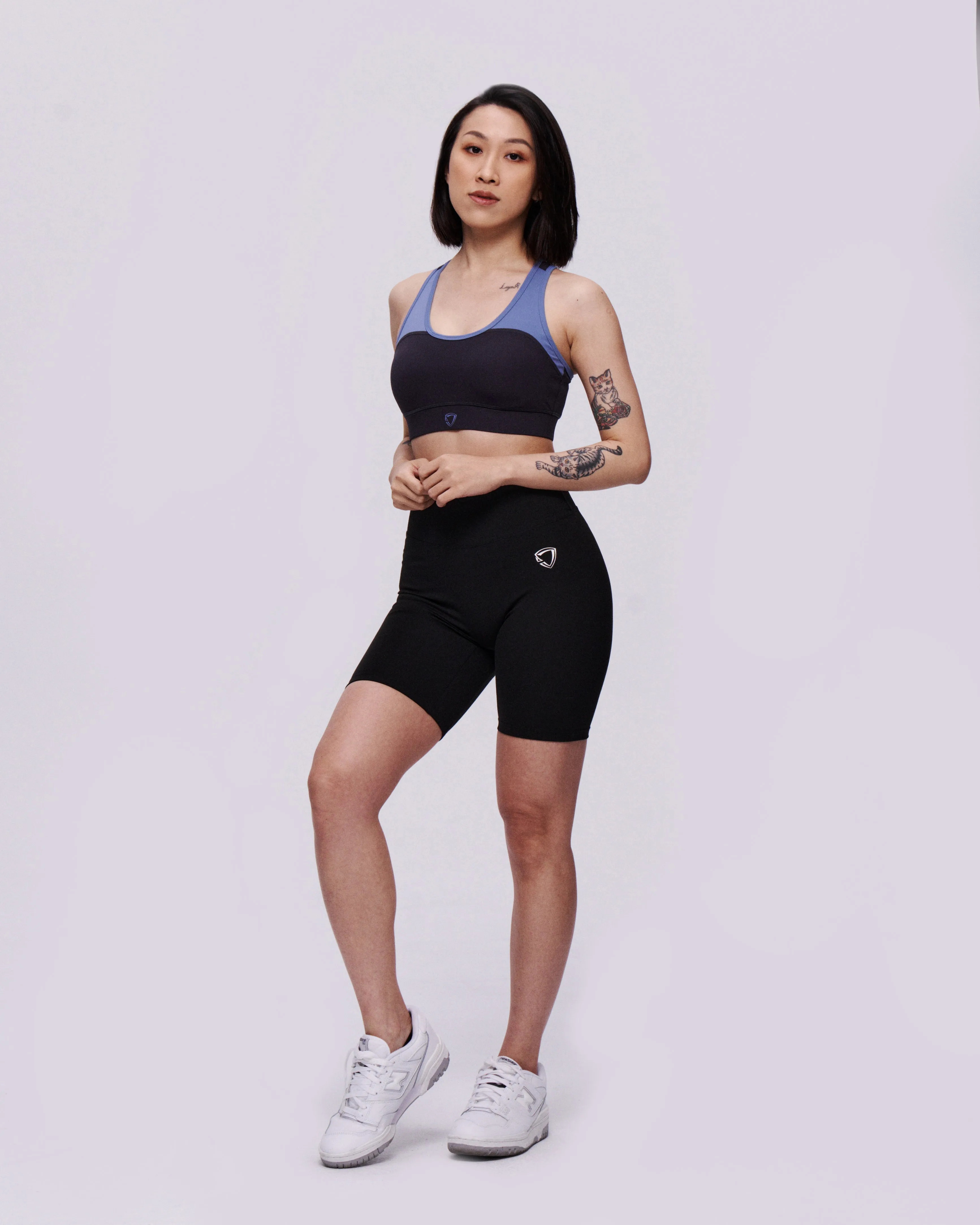 Spliced Padded Sports Bra