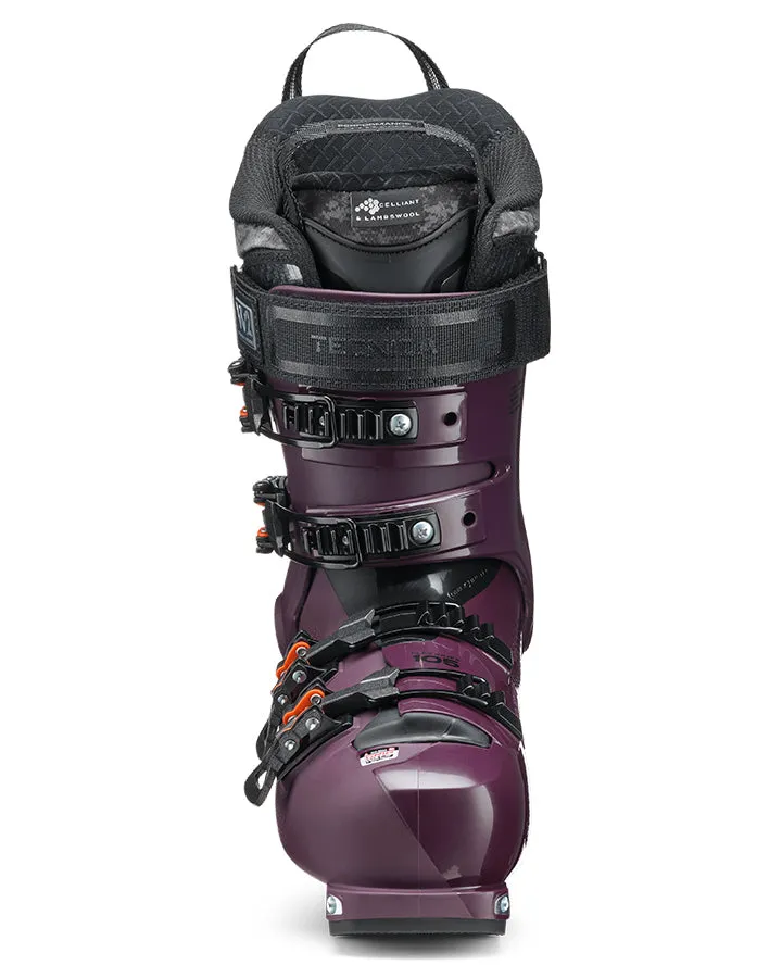 Tecnica Cochise 105 DYN Women's Ski Boots - Wine Bordeaux - 2023