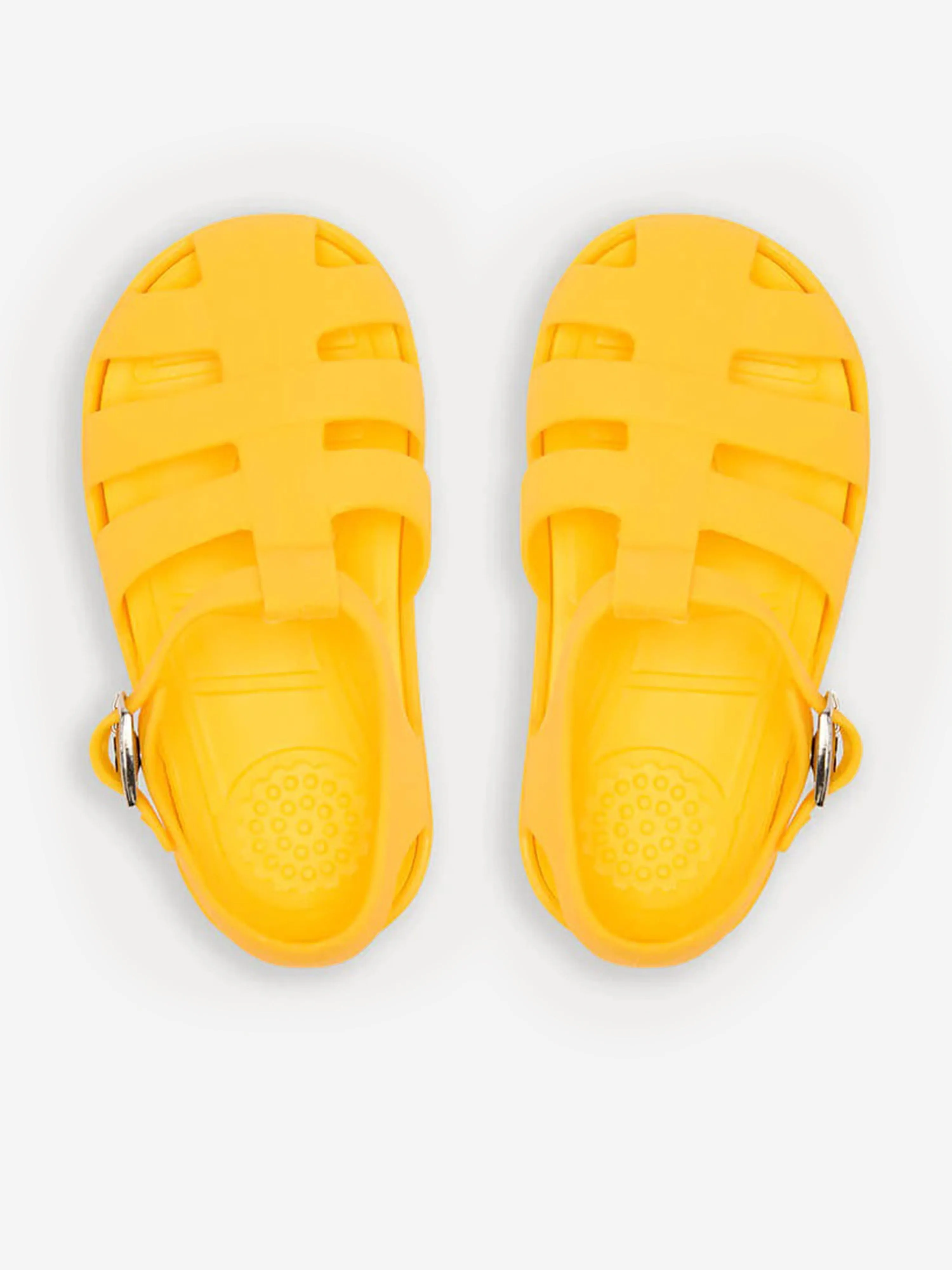 The Bonnie Mob Kids Athena Jelly Shoes in Yellow