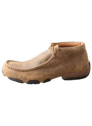 Twisted X Men's Original Lace Up Chukka Driving Moc, Bomber Brown