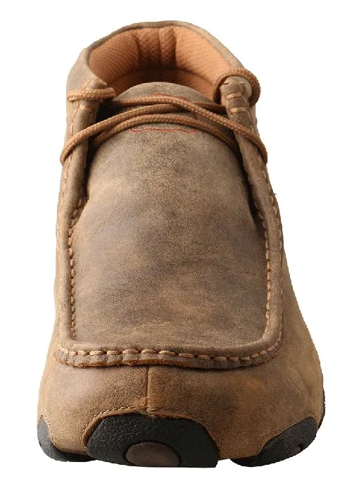 Twisted X Men's Original Lace Up Chukka Driving Moc, Bomber Brown