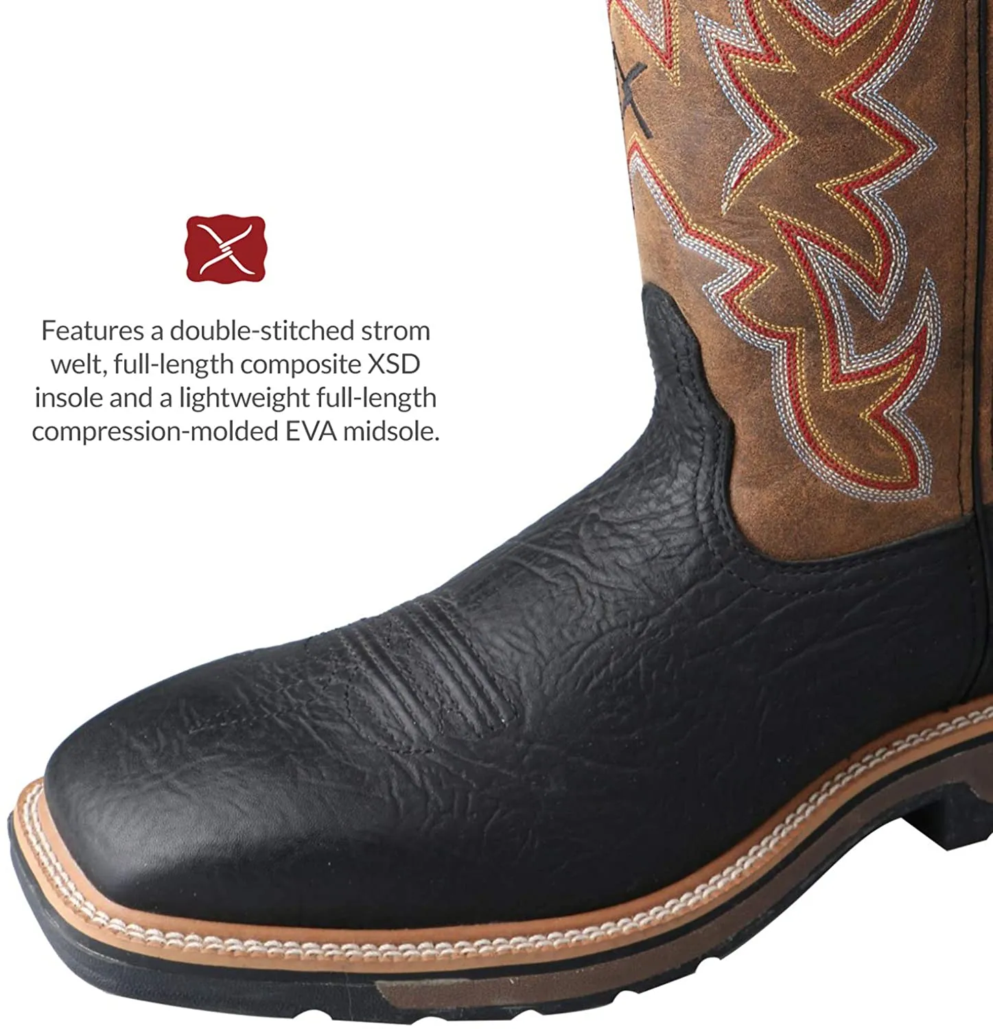 Twisted X Men's Steel Toe Western Work Boot