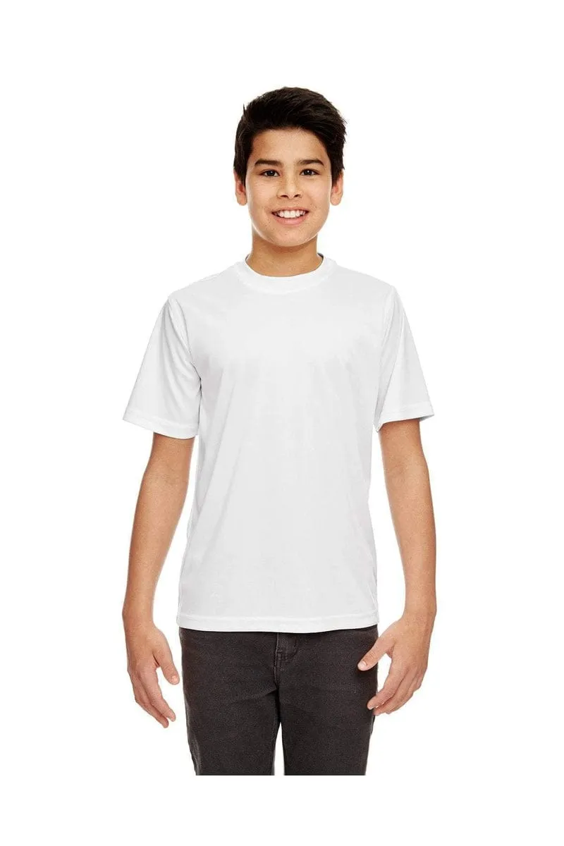 UltraClub 8420Y: Youth Cool & Dry Sport Performance Interlock T-Shirt