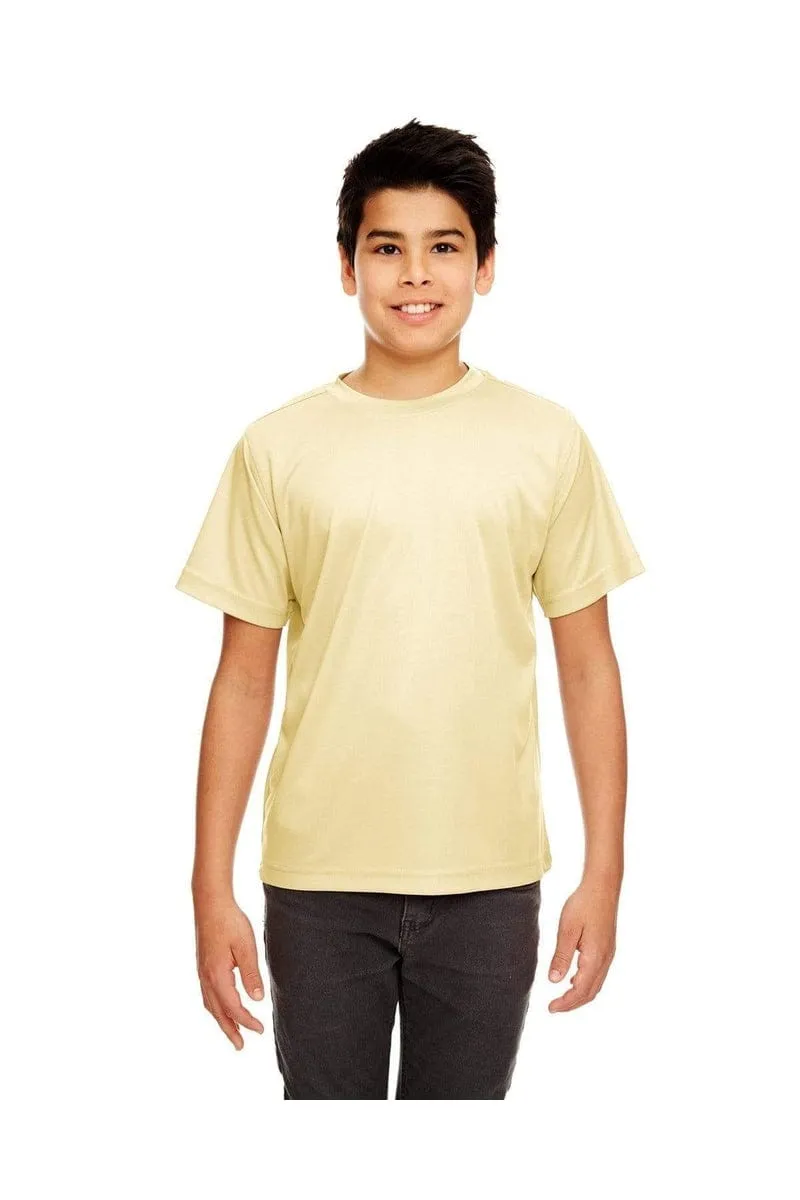 UltraClub 8420Y: Youth Cool & Dry Sport Performance Interlock T-Shirt