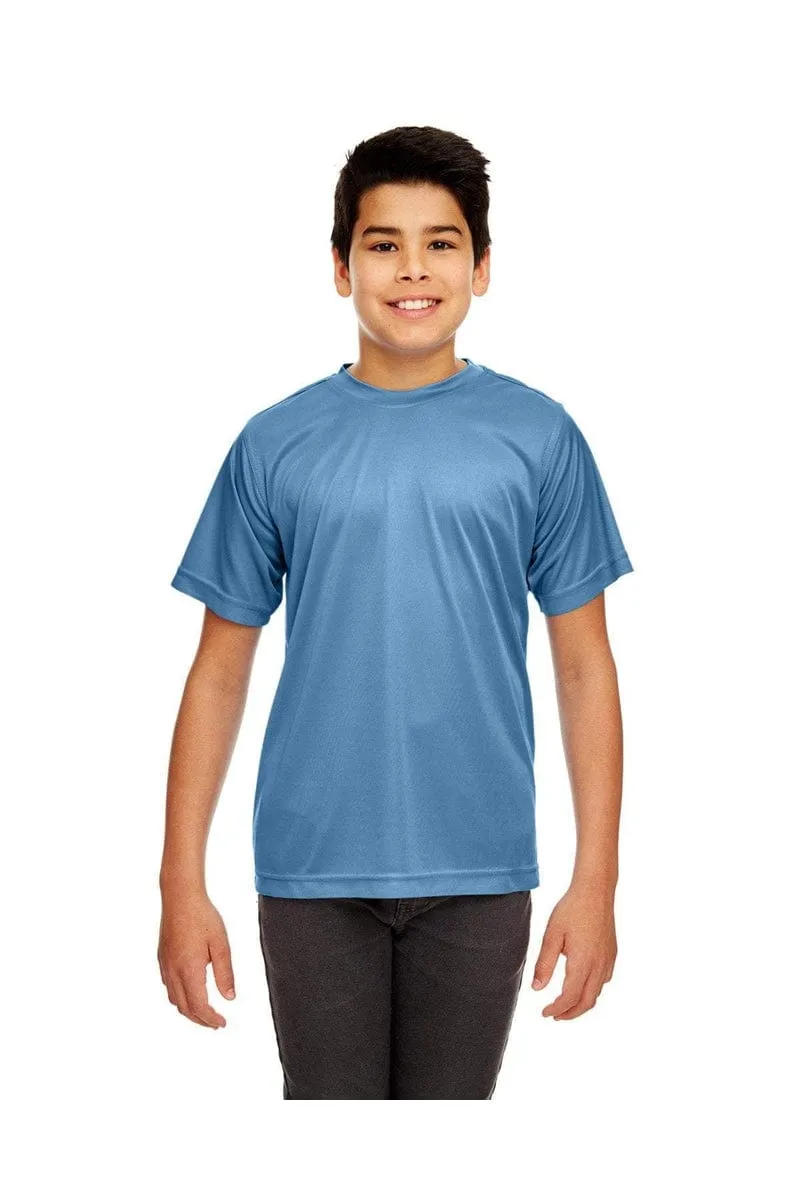 UltraClub 8420Y: Youth Cool & Dry Sport Performance Interlock T-Shirt