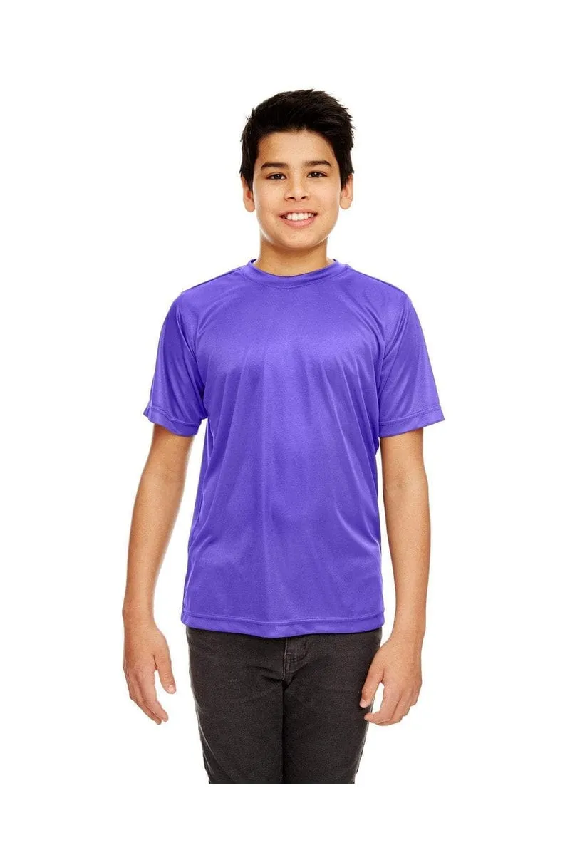 UltraClub 8420Y: Youth Cool & Dry Sport Performance Interlock T-Shirt