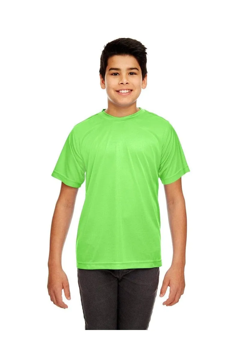 UltraClub 8420Y: Youth Cool & Dry Sport Performance Interlock T-Shirt