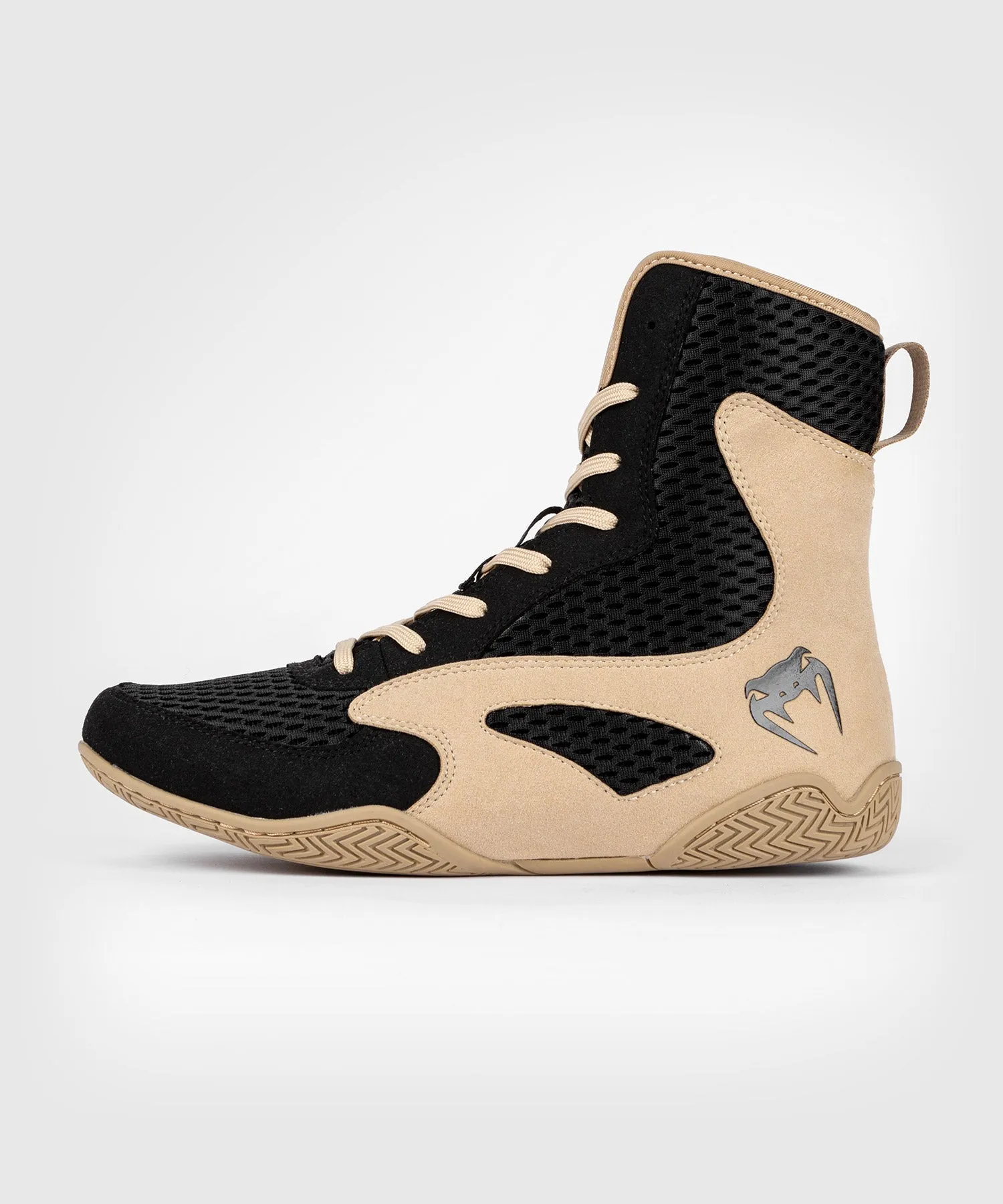 Venum Contender Boxing Shoes - Black/Sand