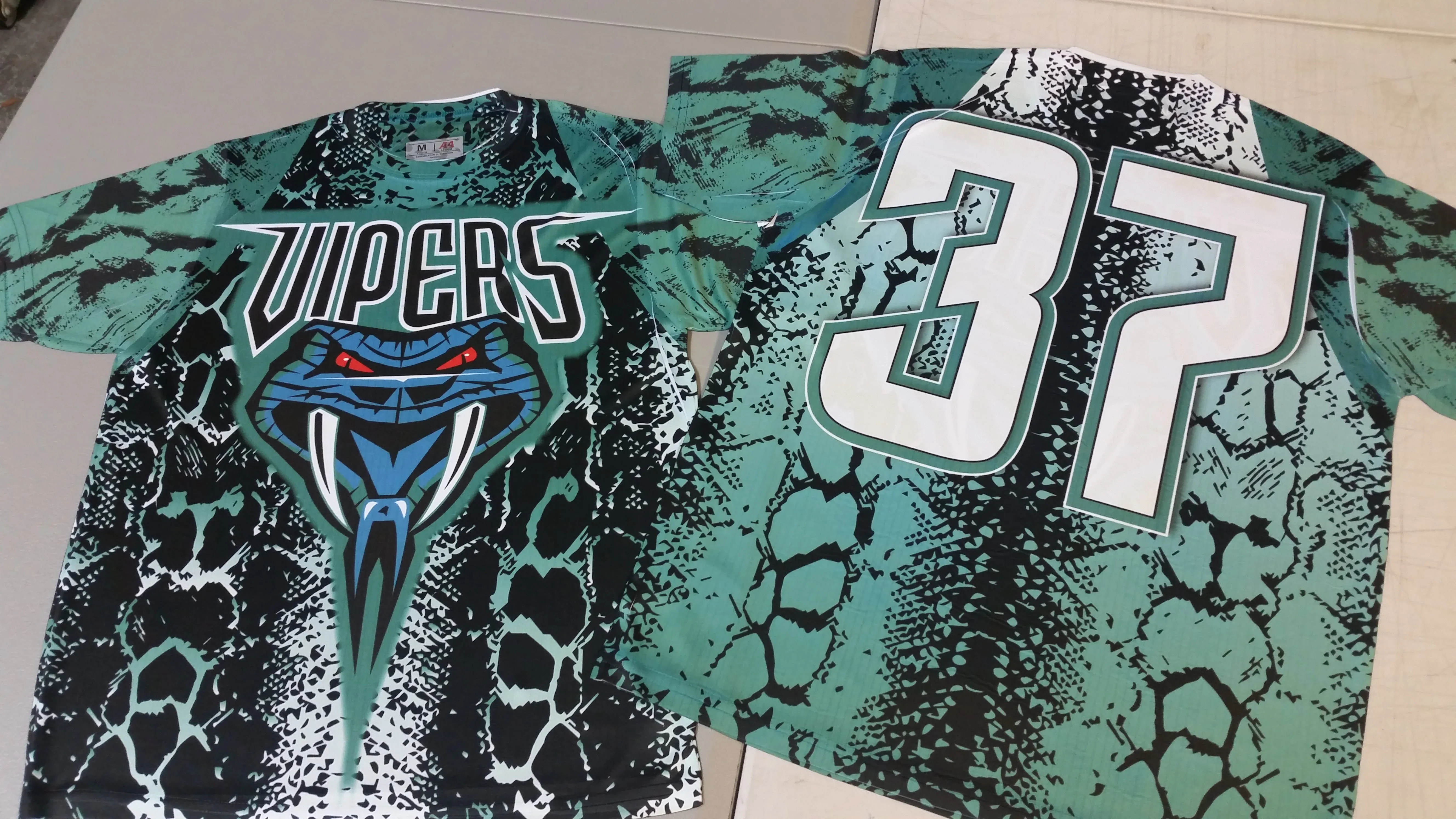 Vipers, Snakeskin - Custom Full-Dye Jersey