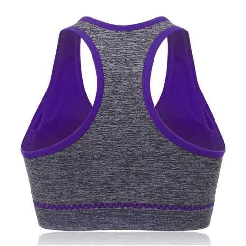 Wireless Shockproof Padded Sports Running Yoga Bra