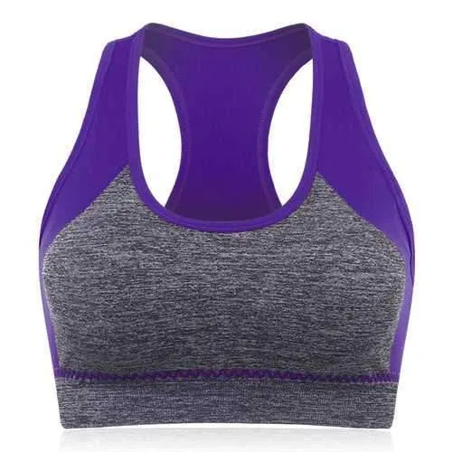 Wireless Shockproof Padded Sports Running Yoga Bra