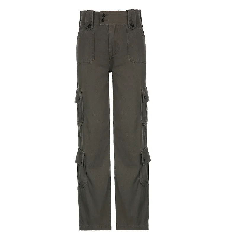 women Straight Street Casual Pants