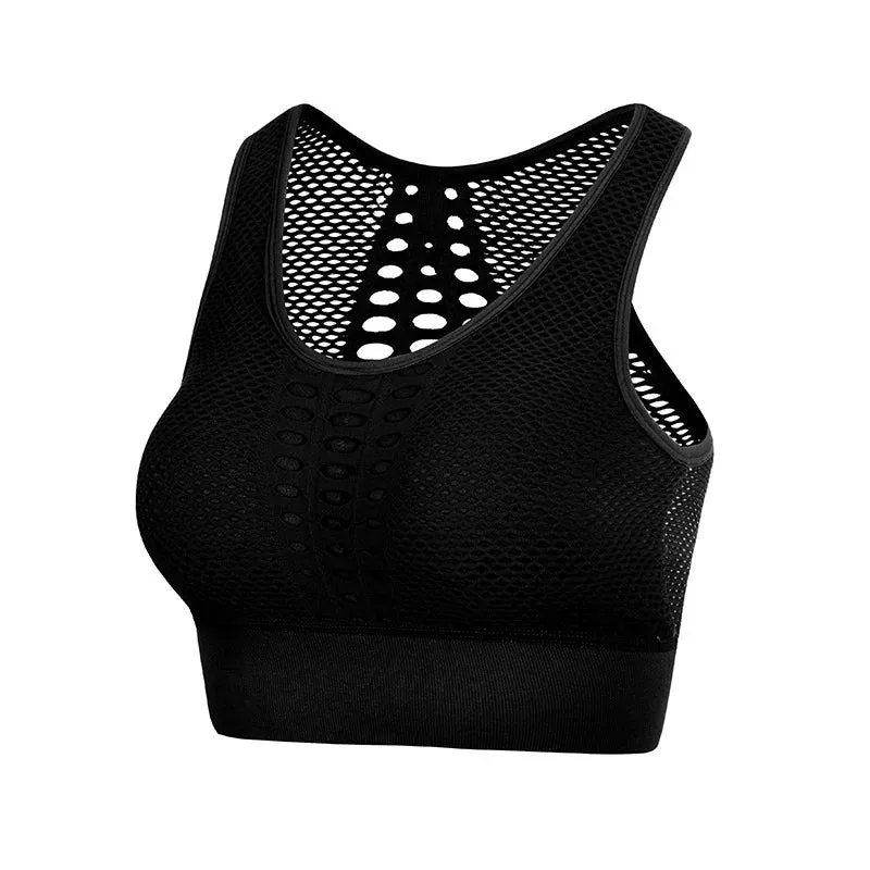 Women's Breathable Mesh Sports Bra