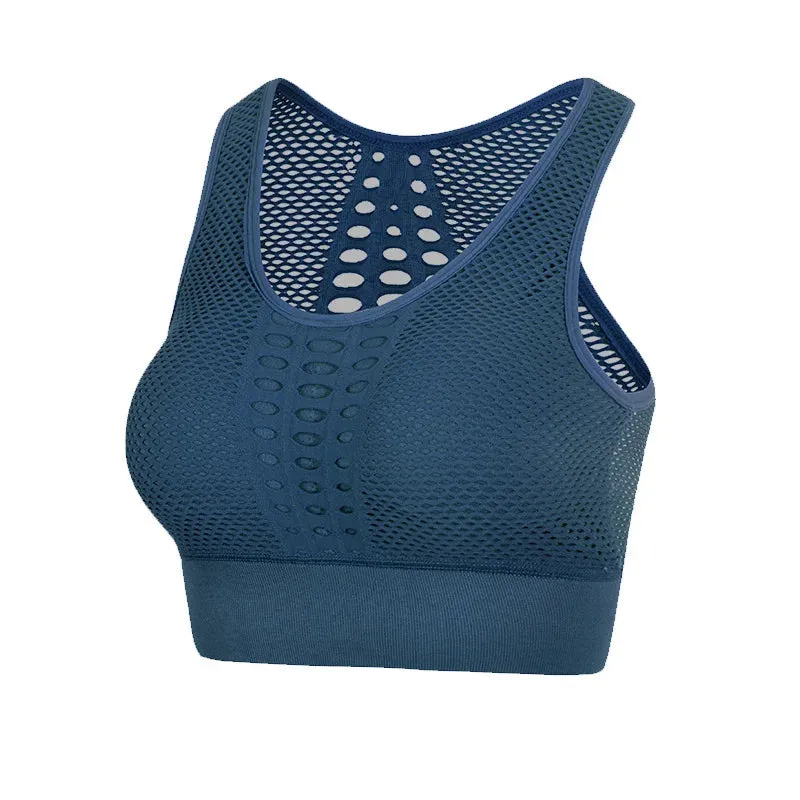 Women's Breathable Mesh Sports Bra