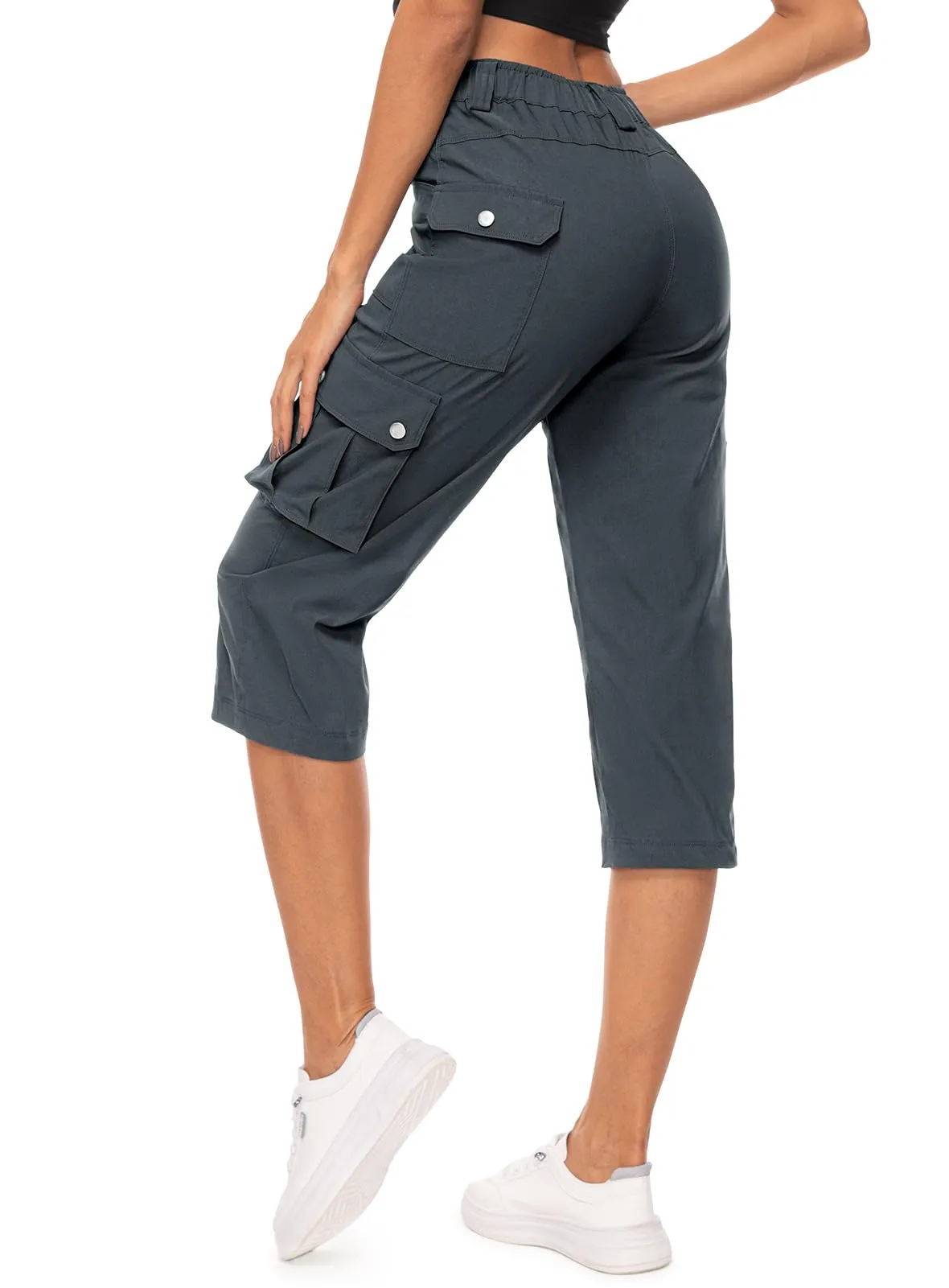 Women's Cargo Capris Pants 12