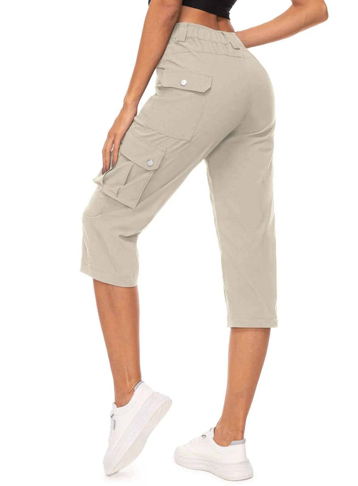 Women's Cargo Capris Pants 12