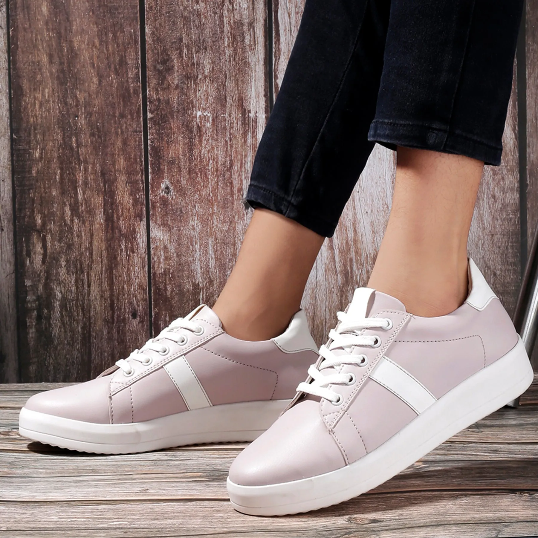 Women's Casual Stylish New Sneakers Lace-up Shoes