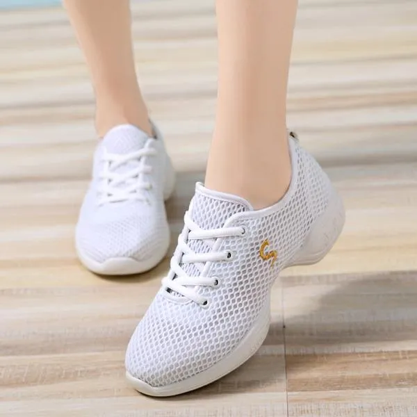 Women's Cloth Sneakers Modern Jazz Sneakers Dance Shoes