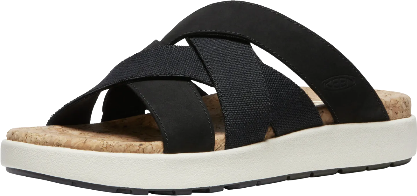 Women's Elle Mixed Slide - Black/ Birch